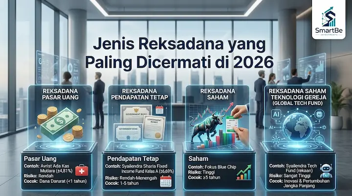 Jenis Reksadana yang Paling Dicermati di 2026 - SmartBe Investments