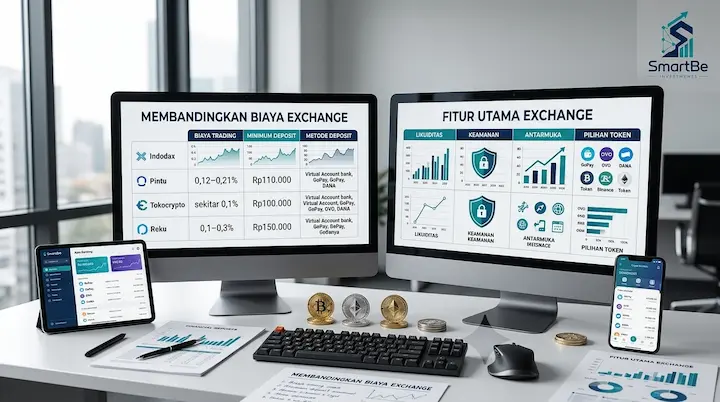 Bagaimana Membandingkan Biaya dan Fitur Exchange untuk Cara Beli Crypto - SmartBe Investments