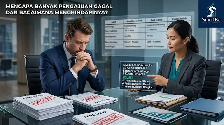 Mengapa Banyak Pengajuan Gagal dan Bagaimana Menghindarinya - SmartBe Investment Mengapa Banyak Pengajuan Gagal dan Bagaimana Menghindarinya - SmartBe Investment