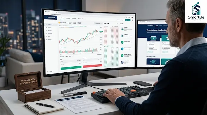 Mengapa Wajib Memilih Exchange Resmi Saat Melakukan Cara Beli Crypto dan Persiapan Wajib Apa Saja Sebelum Memulai Cara Beli Crypto - SmartBe Investments